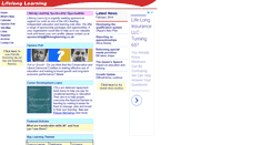 Desktop Screenshot of lifelonglearning.co.uk